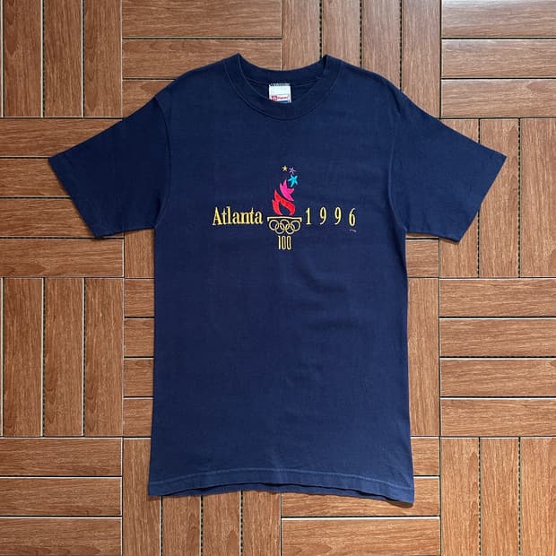 90’s Hanes usa atlanta olympic 1/2 tee