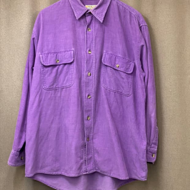 90s french 2 american 코듀로이 셔츠 