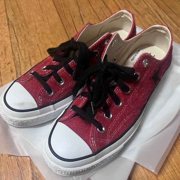 컨버스 스투시 척70 포우 레드 팝니다