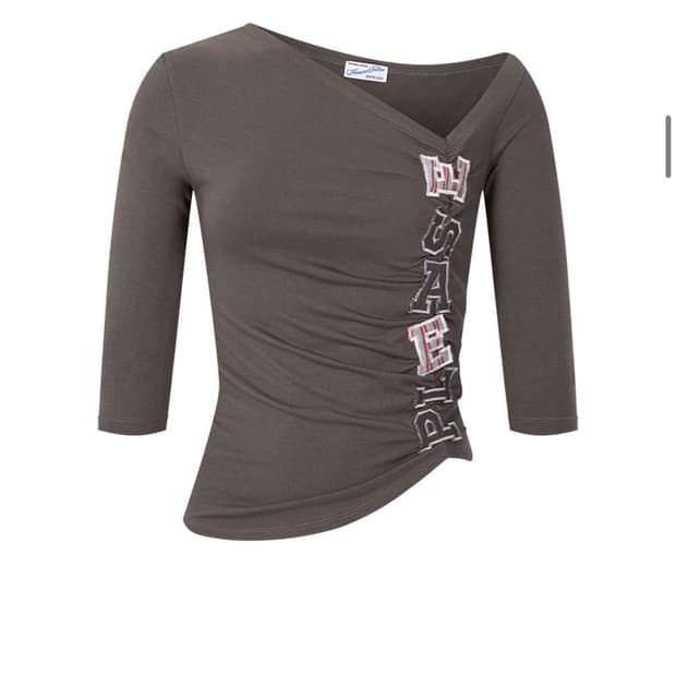 플노팔 줄리 언발 패치탑 Julie Unbal Patch Top