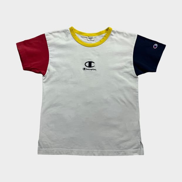 Champion 키즈 3색 포인트 반팔티