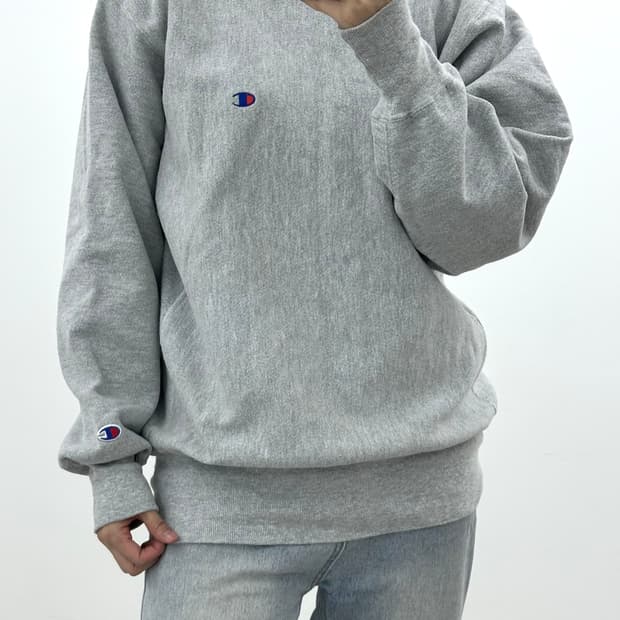 챔피온 90s 리버스위브 기모 맨투맨