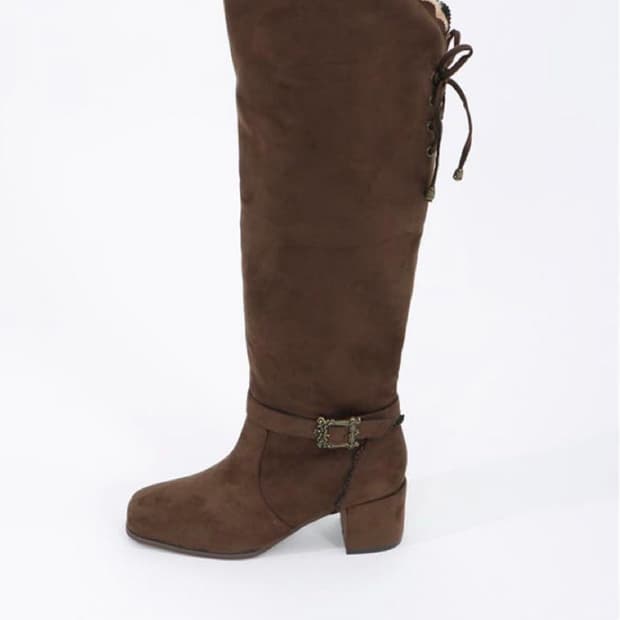 새상품) Axes femme 라떼갸루 투웨이 부츠 갸루 털부츠