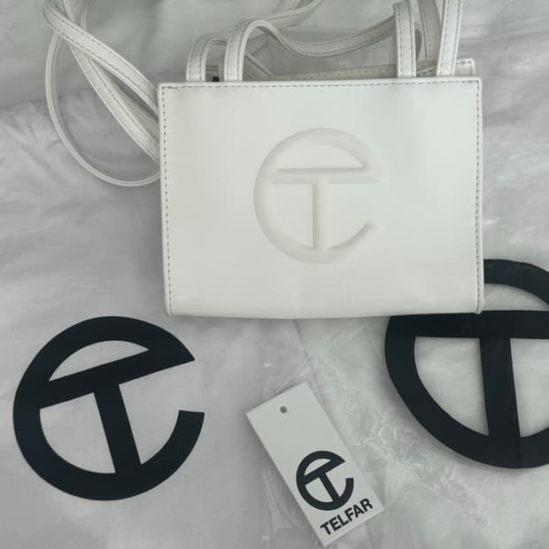 텔파 telfar 텔파 미니백 화이트