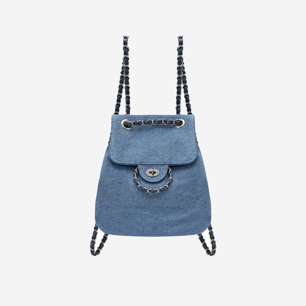 아노에틱 클래식 백팩 데님 미디엄 블루