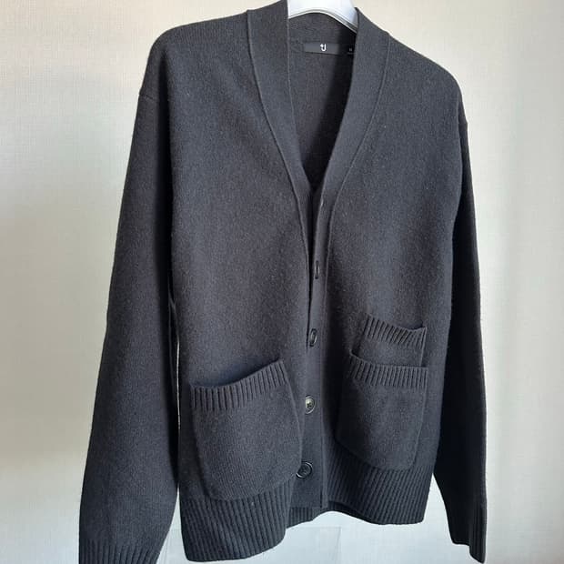 UNIQlO +J 가디건 그레이 M