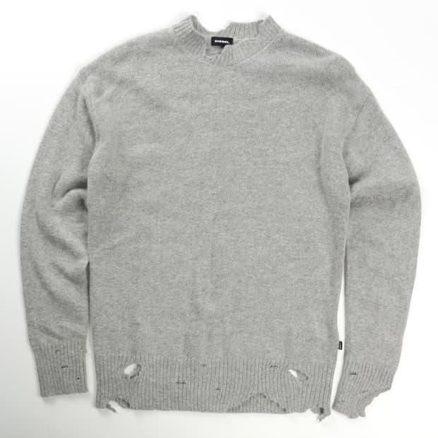 디젤 그레이 울 니트  