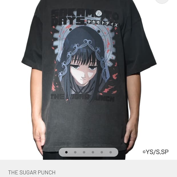 [L]sugar punch 사카모토 데이즈 오사라기 티셔츠