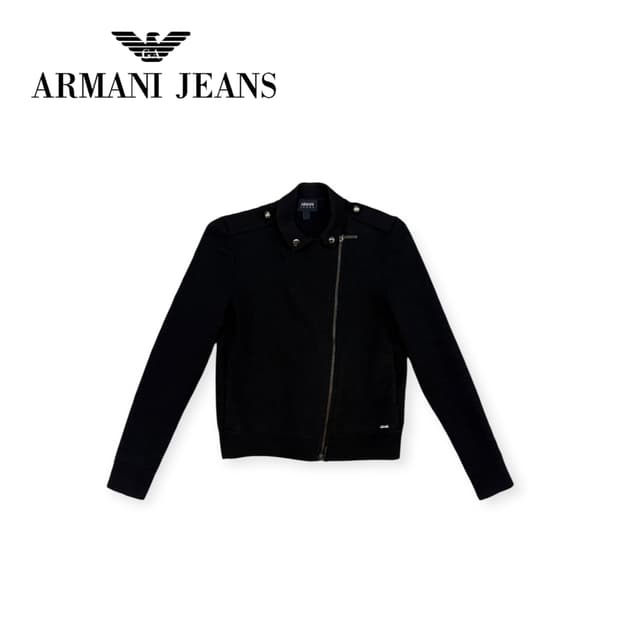 아르마니 진스 블루종 자켓