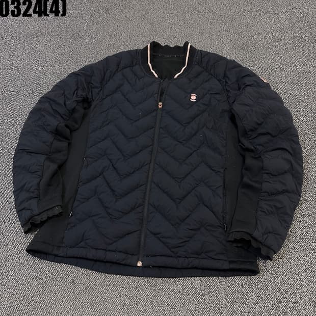 105 와이드앵글 구스다운 블랙 퀄팅 점퍼 0324(4)