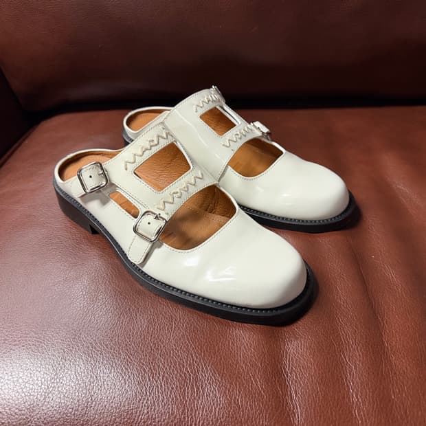 marni white leather bambi 3.0 loafer