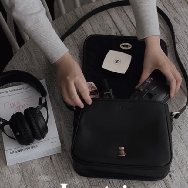 (새상품) 슬로우앤드 Lento 렌토 소가죽 크로스백 숄더백