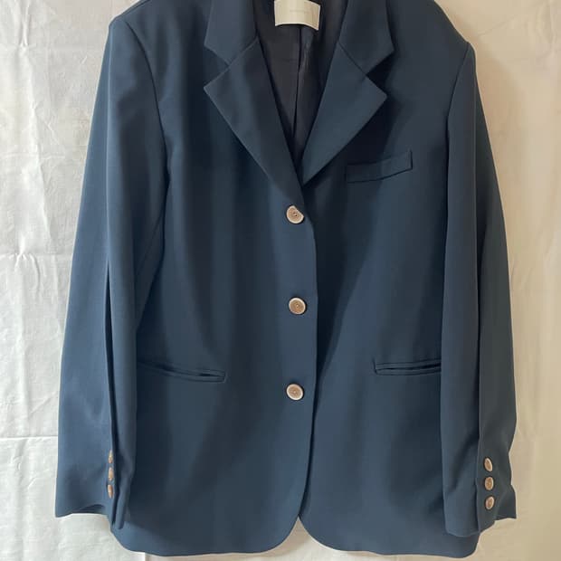 네이비 블레이저 자켓