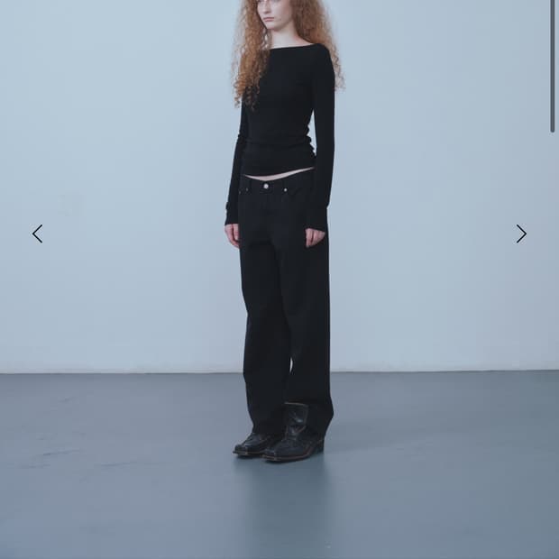 Repos 리포스 워시드 코튼 데님 팬츠