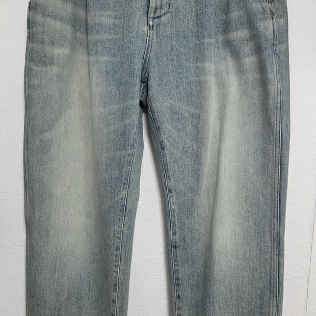 러프사이드 드레이프 데님 블리치 