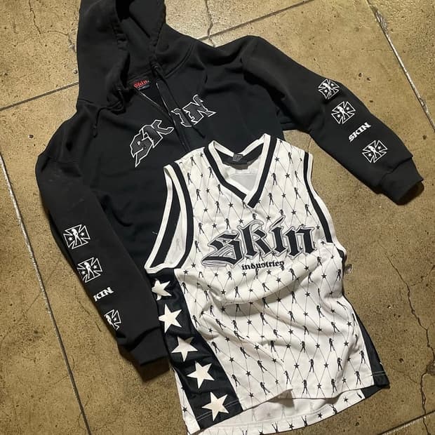 Vintage Skin industries 후드 집업 XL