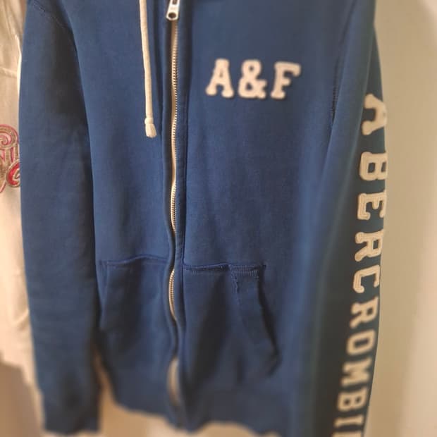 아베크롬비 A&F 블루 후드집업 대장(M)