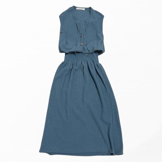 얼그레이피플 테리 슬리브리스 원피스