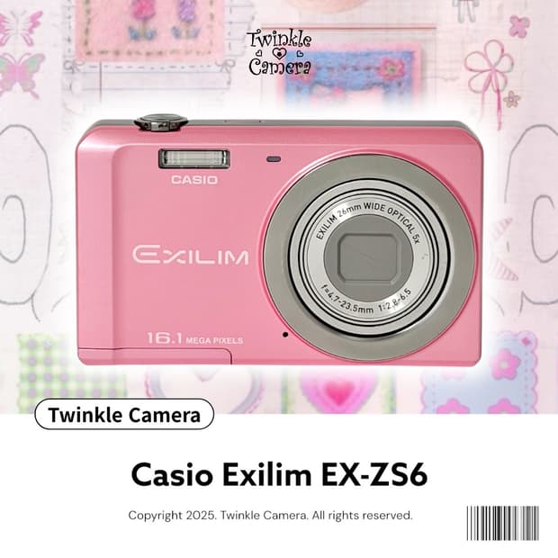 (희귀✨) Casio Exilim 카시오 엑슬림 ZS6