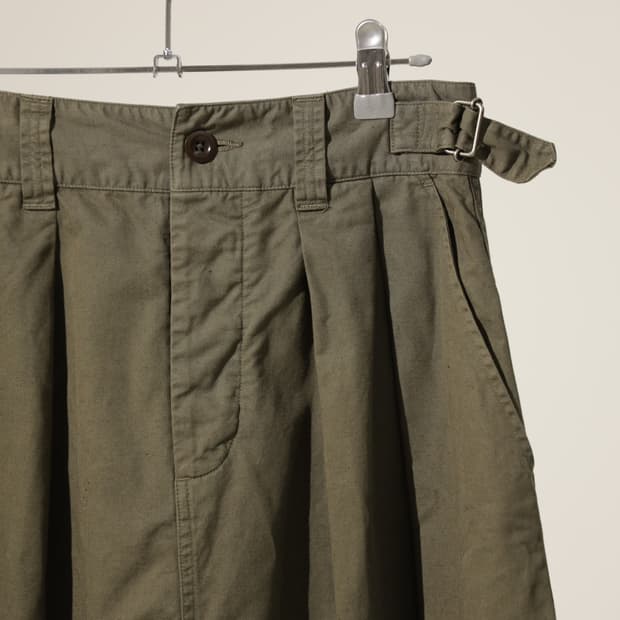 마가렛호웰 MHL 투턱 코튼 스커트