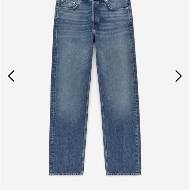 Arket OCEAN 루즈 스트레이트 진 32/32