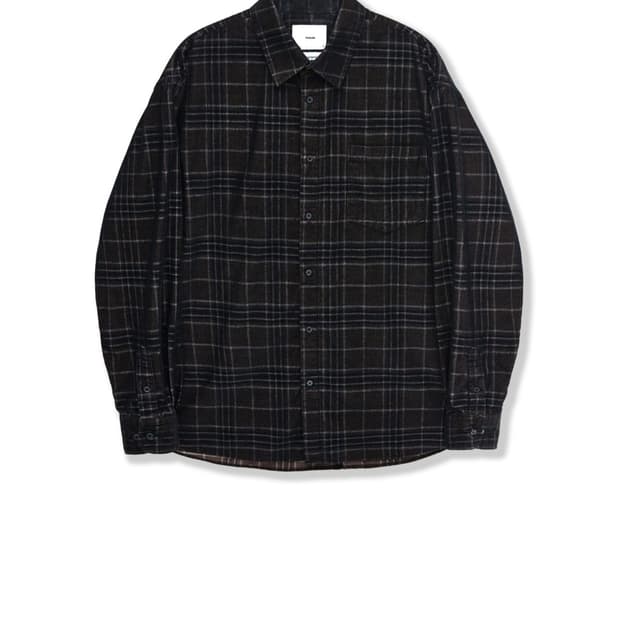 구매퍼렌 relaxed shirts_corduroy check 1사이즈