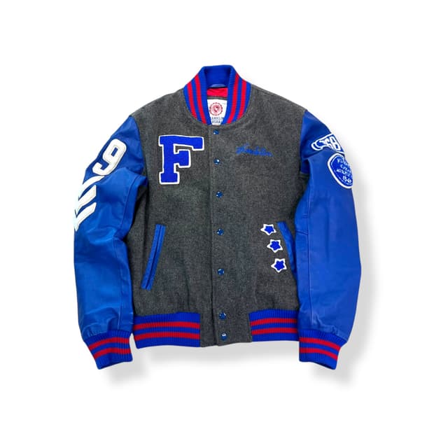 100 프랭클린x마르셀 스타디움 바시티 자켓