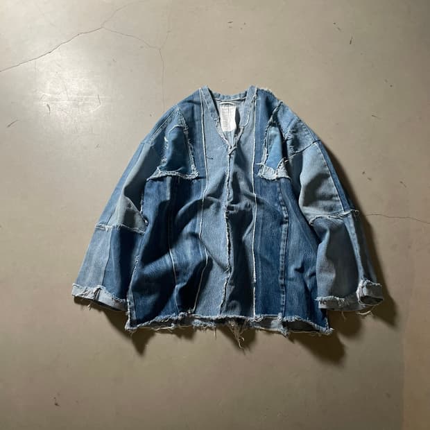 KZ ATELIER Reconstructed Patchwork Denim