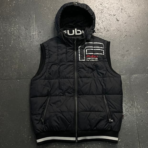 105 후부 Y2K 올드스쿨 패딩조끼 