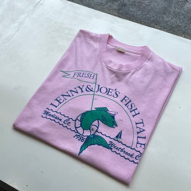 80’s “Lenny&Joe's Fish Tale” 🐟 T-shirt