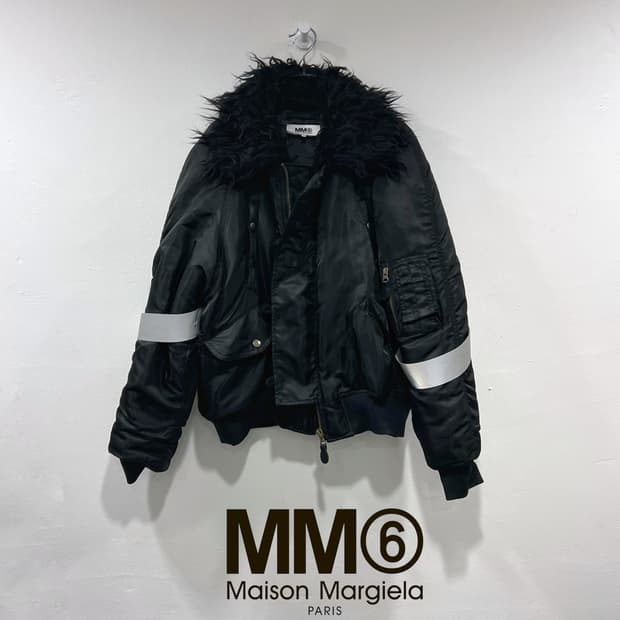 MM6 메종 마르지엘라 나일론 봄버 자켓