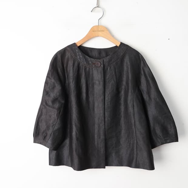 55/이새 머드 실크100 숏 자켓