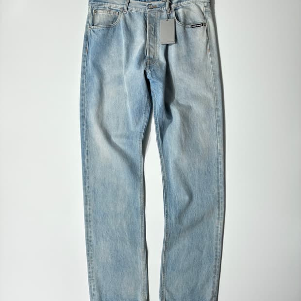 VETEMENTS 베트멍 데님 진 라이트 블루 34사이즈