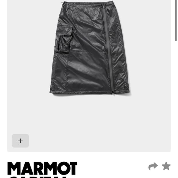 Marmot Capital 마모트캐피탈 나일론 스커트  XS