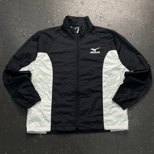 100 미즈노 반팔 절개 바람막이 