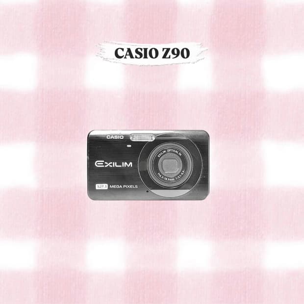 카시오 엑슬림 Z90 블랙 빈티지디카