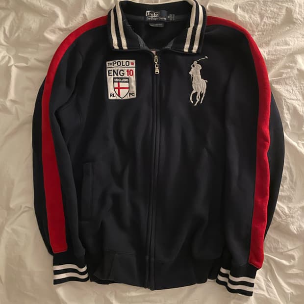 폴로 랄프로렌 빅포니 잉글랜드 트랙집업