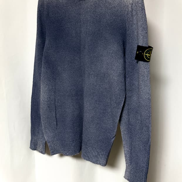 Stone Island 스프레이 워시드 니트