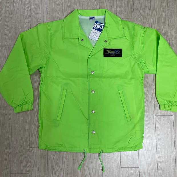아식스 00s 올드 코치 자켓 ASICS OLD 2000 네온 M