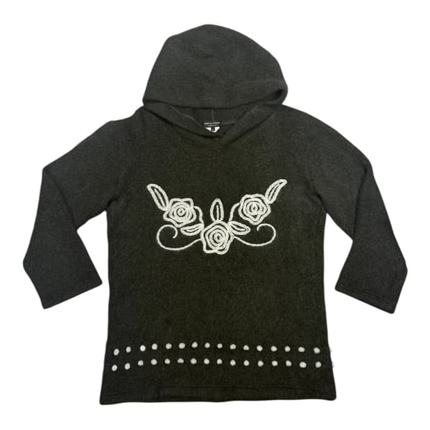 2013 꼼데가르송 모헤어 알파카 앙고라 혼합 울 후드티 원피스