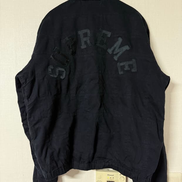 희귀매물 19ss 슈프림 패치워크 해링턴 자켓