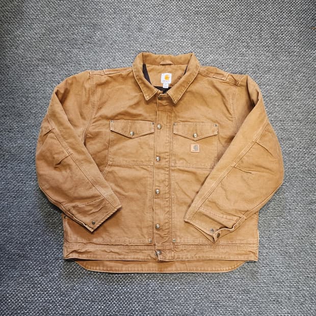 칼하트 버윅 미디엄 브라운 숏 자켓 2XL