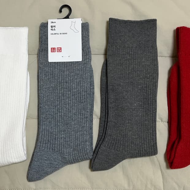 유니클로 양말 4켤레