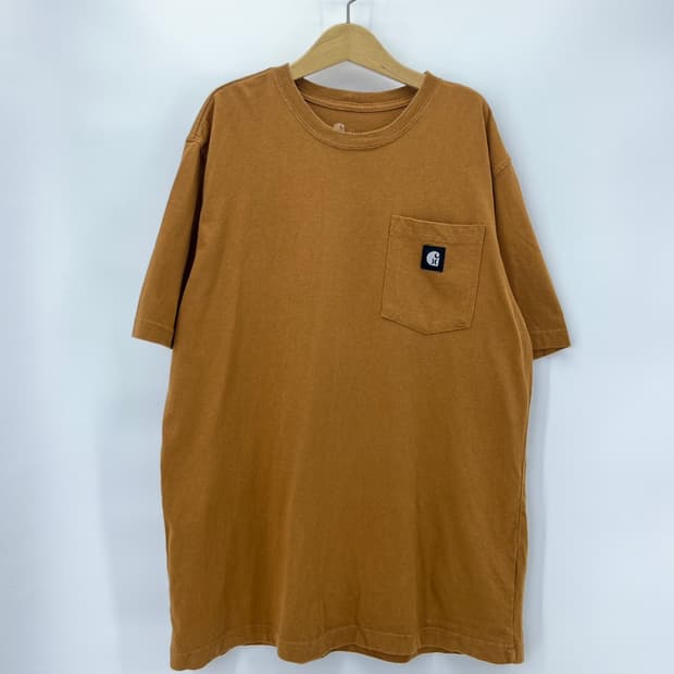 [Carhartt x Hurley] 칼하트x헐리 콜라보 포켓 로고 티셔츠