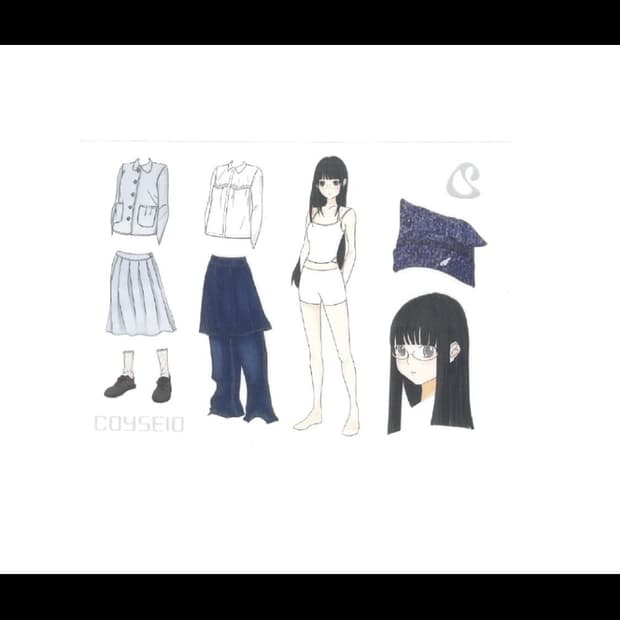 코이세이오 25fw 옷입히기 스티커