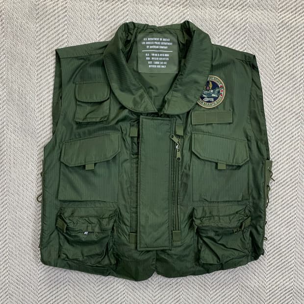 밀리터리 멀티포켓 베스트 카키 L