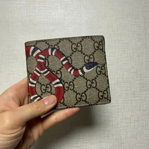(무료배송) 구찌 GG 스네이크 반지갑