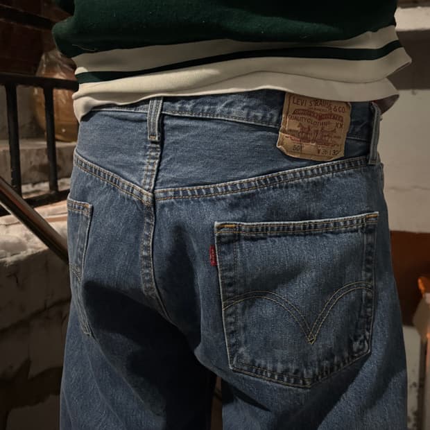 리바이스 501 데님팬츠