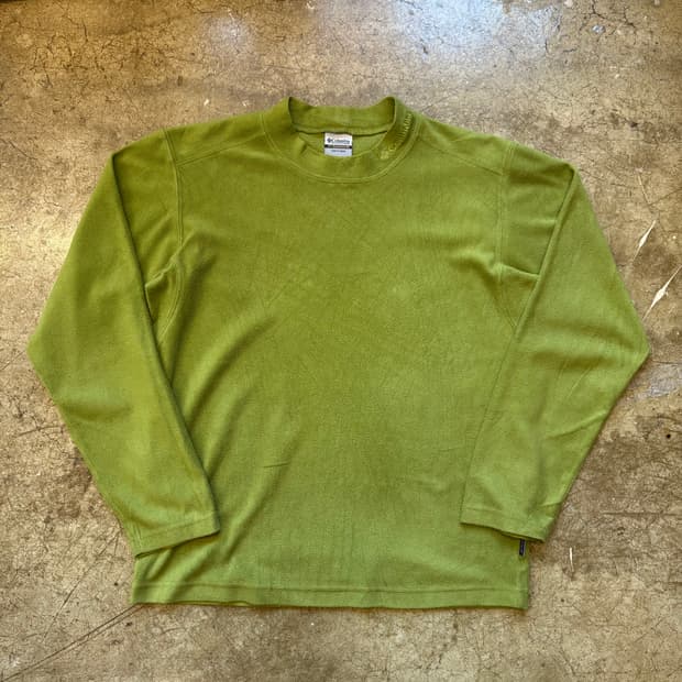 컬럼비아 컬러 플리스 티셔츠