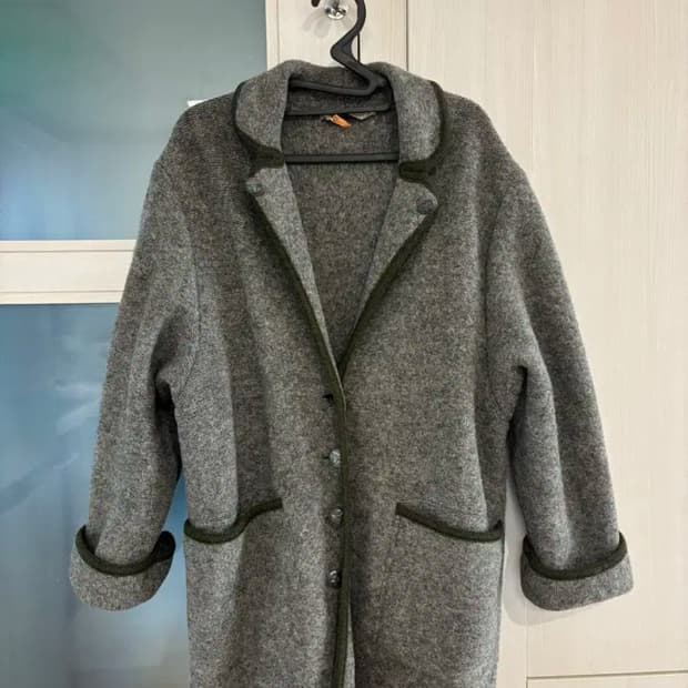 유럽빈티지자켓ㅡ압축울자켓겸 코트(드라이완료)